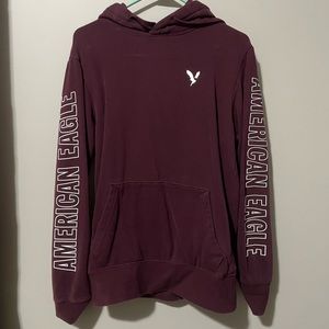 american eagle , size extra small, burgundy